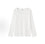Korean-style "dopamine" aesthetic long-sleeve sheer top—soft, skin-friendly, lightweight, and breathable. Features a crew neck, versatile design, and a gentle, sweet vibe. Made from "snowflake cotton" fabric with a slight sheer effect; unisex style.