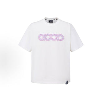 Purple Nebula Embroidery Luxury Fashion Short-Sleeve T-Shirt, Unisex