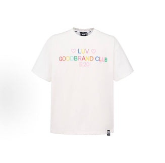 Foamed floral rhinestone short-sleeved T-shirt with a luxurious and high-end feel, unisex