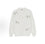 Stylish, minimalist, and versatile V-neck knit top — unisex — ivory