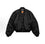 Unisex American retro-style bomber jacket featuring a cool, edgy, and stylish aesthetic—a sleek, casual, and handsome cropped piece blending biker and aviator influences.