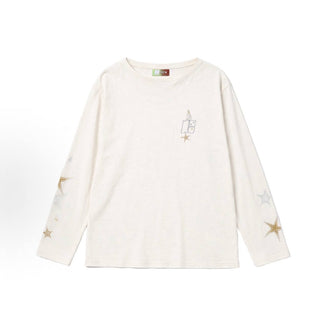 Lightweight, breezy long-sleeve knit cover-up featuring an ocean-inspired star pattern—perfect for a cool summer vacation vibe (unisex).