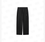 Casual, versatile, simple, soft, comfortable, stylish, mid-rise, solid color, loose fit, multi-pocket cargo pants with small logo. Unisex, black