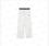 Logo-trimmed loose-fitting elastic waist casual pants, women's, white
